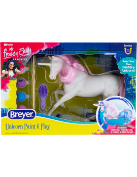 Breyer Activity Set 4236 Einhorn Malset mit Classic Pferd roh, rosa Mähne und Farben